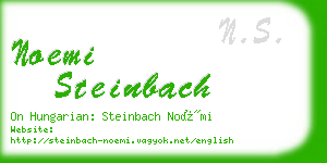 noemi steinbach business card